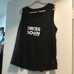Used Simply Vera Vera Wang Dress Down Tank Size 3X